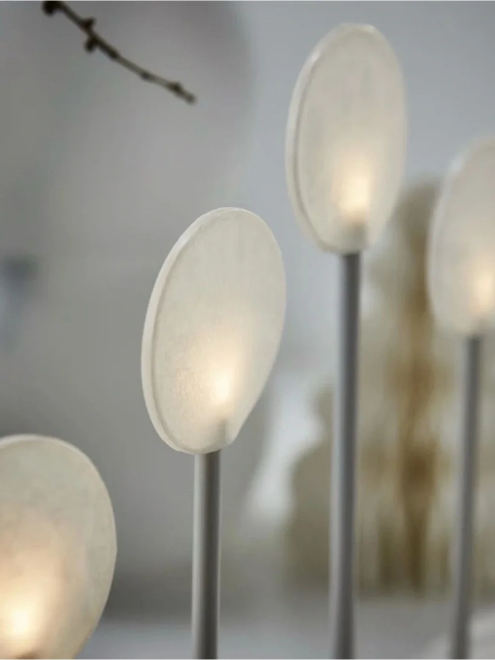 IKEA STRÅLA LED Candelabra Lollipops By Lukas Bazle White Discontinued HTF